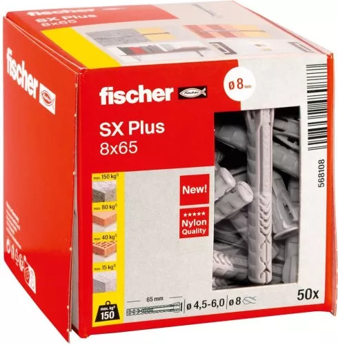 Fischer Deutschl. Dübel SX Plus SX Plus 8x65