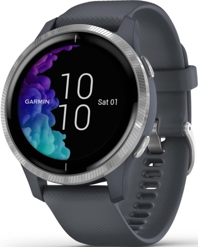 Garmin GPS-Fitness-Smartwatch VENU granitblau/si