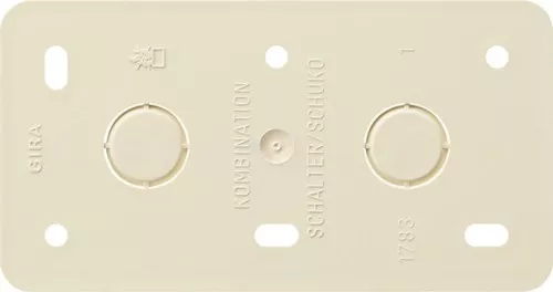 Gira Montageplatte 2f.cws 008013