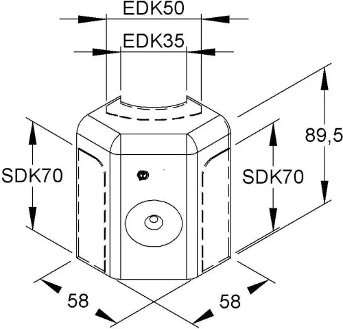 HKL Übergangsstück cws EDKB70.6