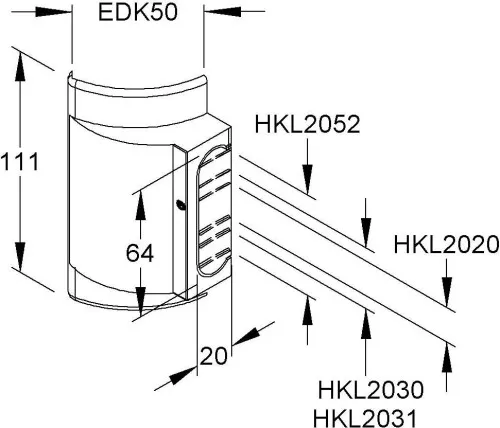 HKL Übergangsstück cws EDKD50.6