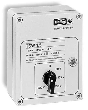 Helios Ventilatoren Trafo-Drehzahlsteller TSW 10