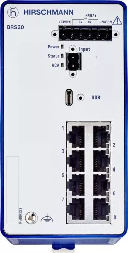 Hirschmann INET Ind.Ethernet Switch BRS20-8TX-EEC