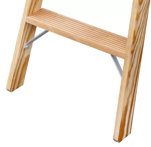 ILLER-LEITER Holz Stufen Stehleiter 2103-7