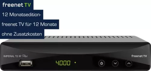 IMPERIAL DVB-T2 HDTV-Receiver IMPERIALT2IR+ +12Mon