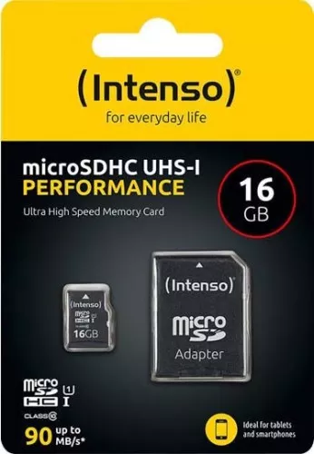 Intenso microSDHC Card 16GB INTENSO 3424470