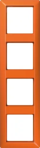 Jung Rahmen 4-fach orange AS 584 BF O