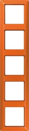 Jung Rahmen 5-fach orange AS 585 BF O