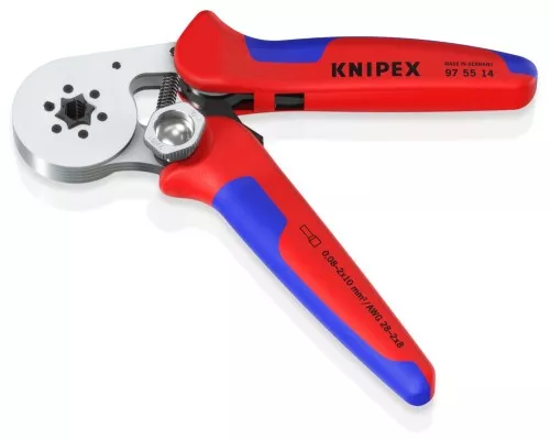 Knipex-Werk Aderendhülsen-Presszange 97 55 14 SB