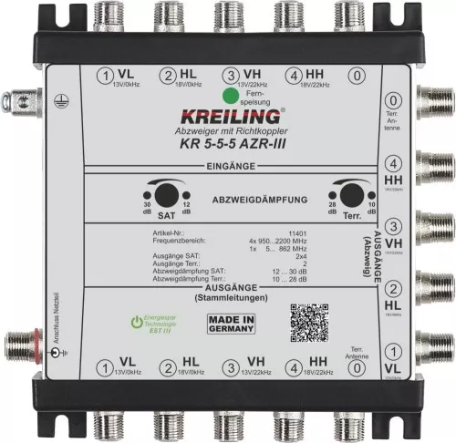 Kreiling Tech. Abzweiger m. Richtkoppler KR 5-5-5 AZR-III