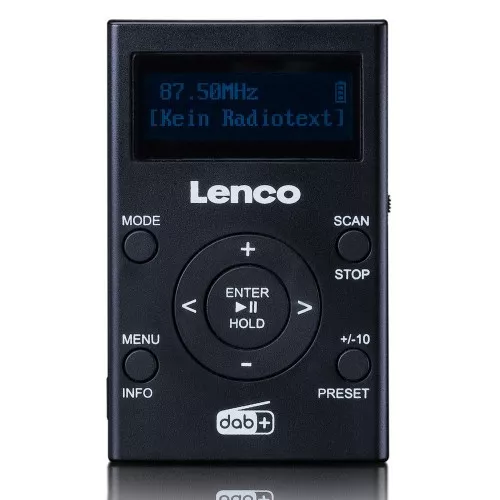 LENCO DAB+ Radio PDR-011BK Black