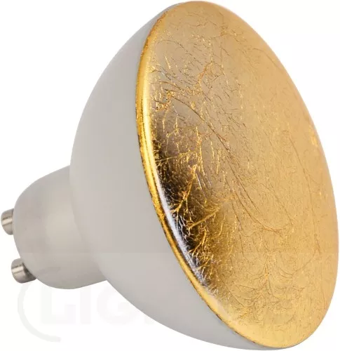 LIGHTME LED-Kopfspiegellampe gold LM85404