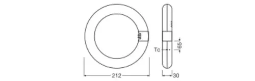 Ledvance LED-Ring-TubeT9C f.KVG/VVG TUBET9CEMV2211W840