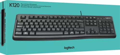 Logitech Tastatur LOGITECH K120 sw