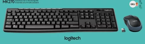 Logitech Tastatur/Maus Set LOGITECH MK270 sw