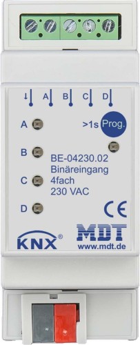 MDT technologies Binäreingang 4-fach 2TE BE-04230.02