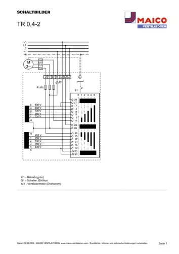Maico 5-Stufentransformator TR 0,4-2