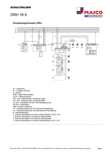 Maico Elektro-Lufterhitzer DRH 16-5