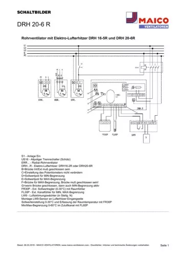 Maico Elektro-Lufterhitzer DRH 20-6 R