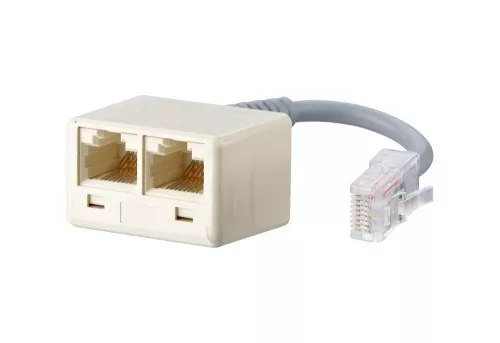 Metz Connect ISDN-Adapter WE 8-2xWE 8 0,1m