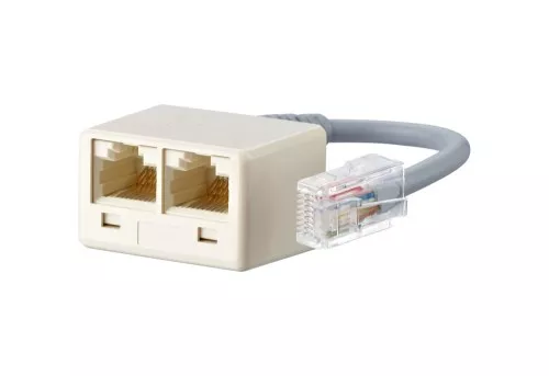 Metz Connect ISDN-Adapter WE 8-2xWE T8 0,1m
