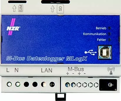 NZR M-BUS-Datenlogger 25 M-BUS-Geräte
