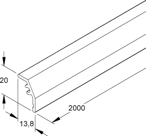Niedax Konvektionsgitterprofil GKG 2000 W