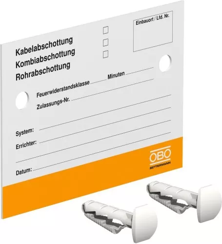 OBO Bettermann Kennzeichnungsschild KS-S DE