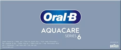 ORAL-B Oral-B Munddusche AquaCare 6 ws
