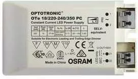 OSRAM BETRIEBSGERÄTE OPTOTRONIC LED-Konverter Ote 18/220-240/350PC