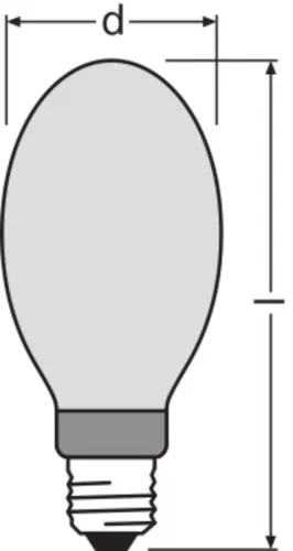 OSRAM LAMPE Hochdruck-Entladungslampe HQI-E 400/N COAT E40