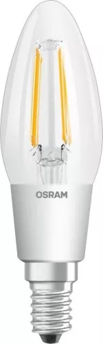 OSRAM LAMPE LED-Kerzenlampe E14 LEDSCLB40GD4W827FE14