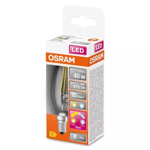 OSRAM LAMPE LED-Kerzenlampe E14 SSTCLASB40CL42700E14