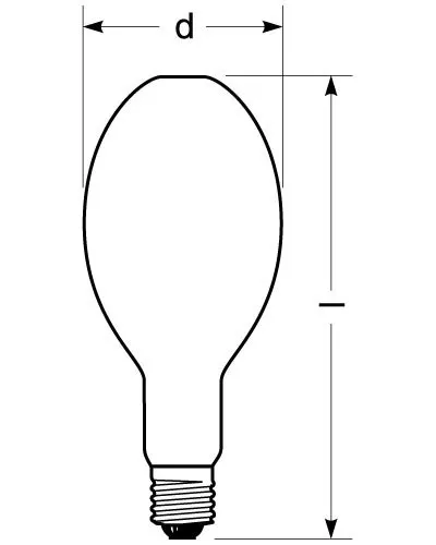 Radium Lampenwerk Halogen-Metalldampflampe HRI-E 1000W/NSC/230F