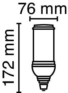 Radium Lampenwerk LED-Lampe RL-HRL80 840/E27 EM