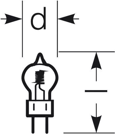 Radium Lampenwerk Niedervolt-Halogenlampe RJL 15W/12SKY/IRC/G4