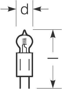 Radium Lampenwerk Niedervolt-Halogenlampe RJL50W12SKYIRCGY6.35