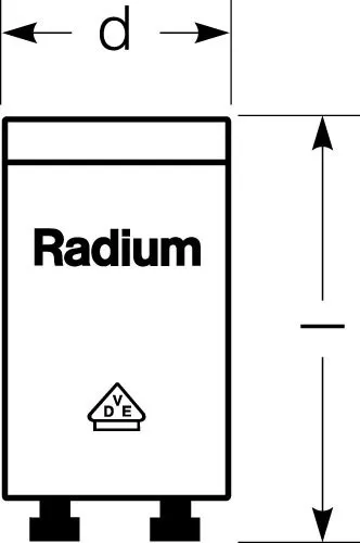 Radium Lampenwerk Sicherungsstarter RS 71