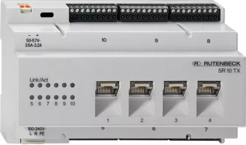 Rutenbeck Gigabit-Switch SR 10TX GB PoE