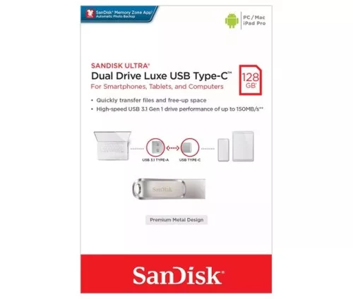 Sandisk USB 3.1 OTG Stick 128GB SDDDC4-128G-G46