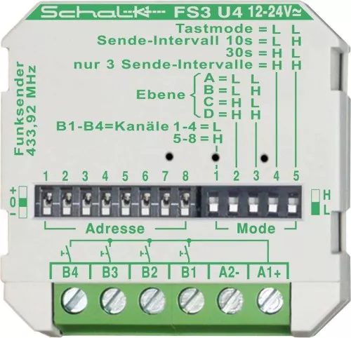 Schalk Funk-Sender FS3 U4 (12-24V UC)