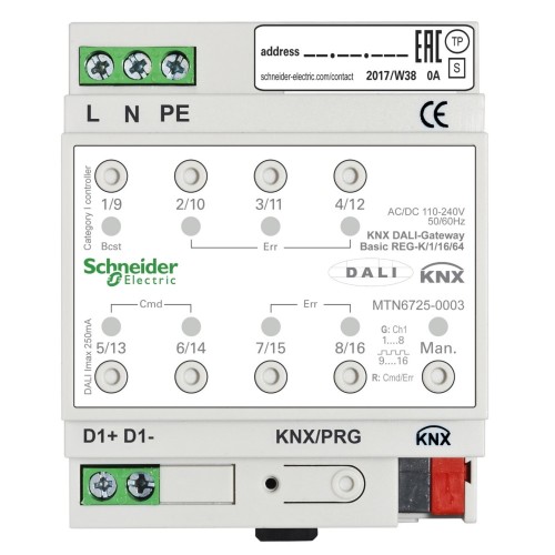 Schneider Electric KNX DALI-Gateway Basic MTN6725-0003
