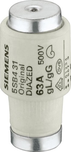 Siemens Dig.Industr. Diazed-Sicherungseinsatz 5SB4111
