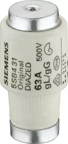 Siemens Dig.Industr. Diazed-Sicherungseinsatz 5SB4311