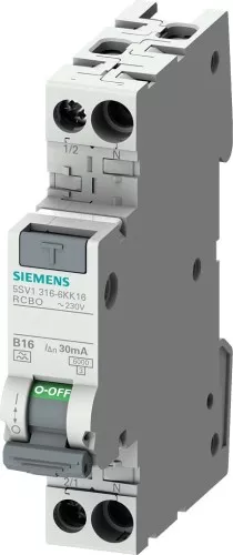 Siemens Dig.Industr. FI/LS-Schalter kompakt 5SV1316-3KK06