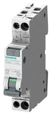 Siemens Dig.Industr. FI/LS-Schalter kompakt 5SV1316-3KK16