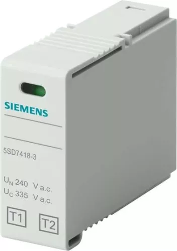 Siemens Dig.Industr. Steckteil T1/T2, L-N 5SD7418-3