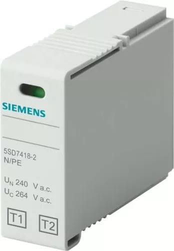 Siemens Dig.Industr. Steckteil T1/T2, N-PE 5SD7418-2