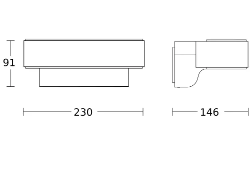 Steinel Sensor-LED-Außenleuchte L 810 SC silber