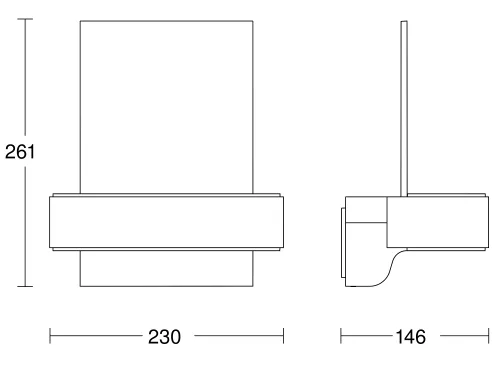 Steinel Sensor-LED-Außenleuchte L 820 S ANT 3000K